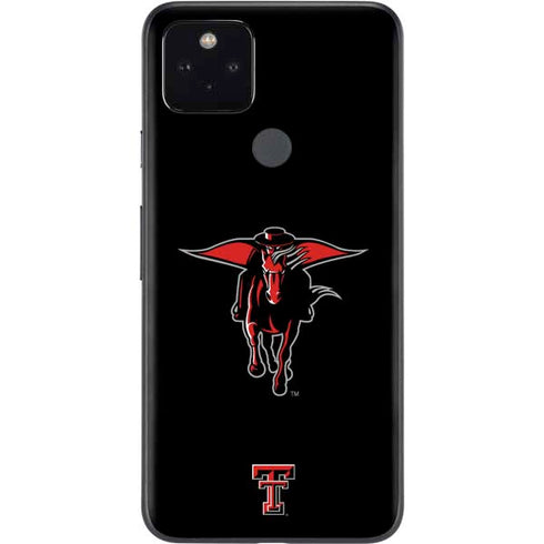 Texas Tech University Red Raiders Logo Google Pixel 5a Skin